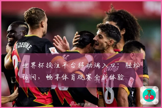 世界杯投注平台移动端入口：轻松访问，畅享体育观赛全新体验